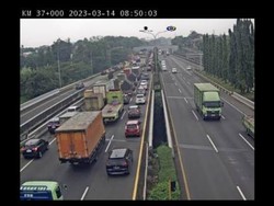 Titik-titik Macet di Tol Arah Jakarta Pagi Ini