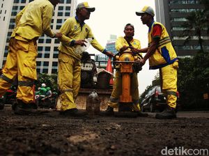 22 Ribu Jalan Rusak di DKI Telah Diperbaiki Sejak Desember 2022