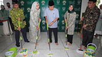 Aksi Gerakan Masjid Bersih Jelang Ramadan