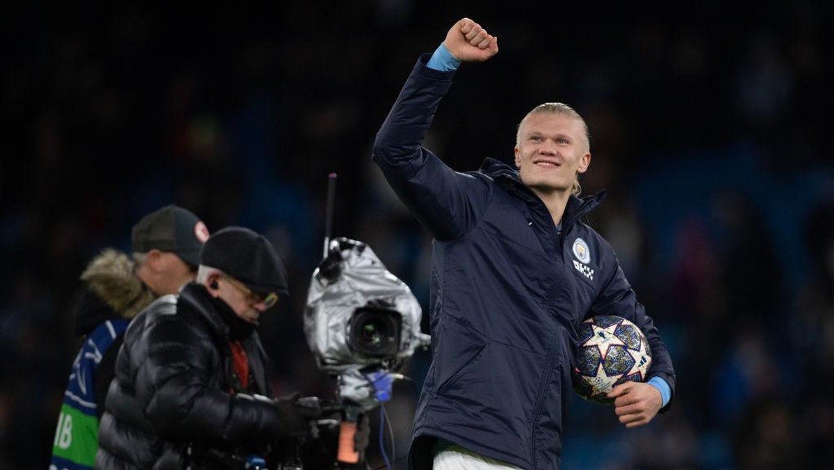RB Leipzig susah melawan Erling Haaland. (Foto: Visionhaus/Getty Images/Visionhaus)