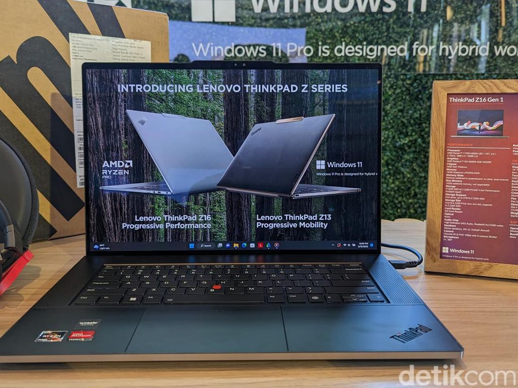 Lenovo ThinkPad Z13 dan Z16 Dirilis, Laptop Premium Ramah Lingkungan