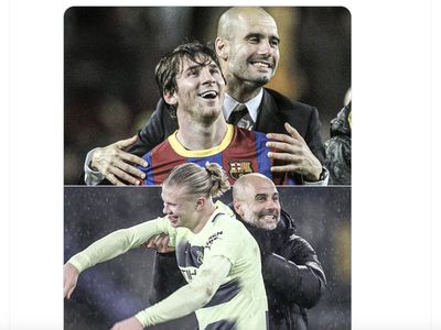 Heboh Guardiola Ganti Haaland Biar Gak Salip Rekor Messi