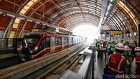 Penampakan Terkini LRT Jabodebek yang Konon Operasi Dua Bulan Lagi