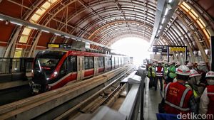 Penampakan Terkini LRT Jabodebek yang Konon Operasi Dua Bulan Lagi