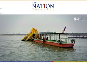 Sungai Mekong Surut, Stupa Buddha Kuno Muncul ke Permukaan