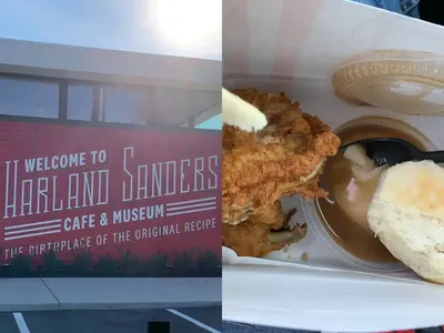 Pengalaman Makan Ayam Goreng Langsung di Tempat Kelahiran KFC, Menunya Unik!