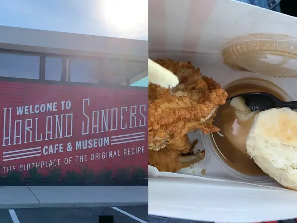 Pengalaman Makan Ayam Goreng Langsung di Tempat Kelahiran KFC, Menunya Unik!
