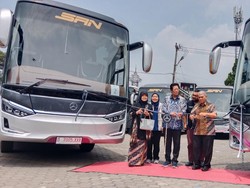 PO SAN Luncurkan 10 Bus Baru Pakai Sasis Mercedes-Benz, Siap Buat Mudik!