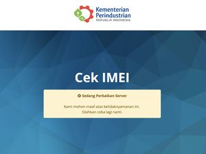 Bea Cukai Jelaskan soal Situs Cek IMEI Gangguan Bea Cukai Jelaskan soal Situs Cek IMEI Gangguan