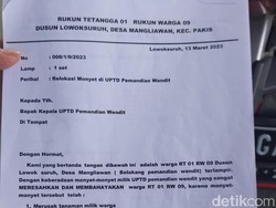 Diteror Monyet, Warga Kirim Surat ke Pengelola Wisata Wendit Malang