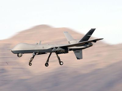 Wujud Drone MQ-9 Milik AS yang Jatuh di Laut Hitam