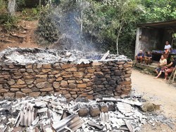 Gubuk Terbakar di Karangasem, Lansia Tewas