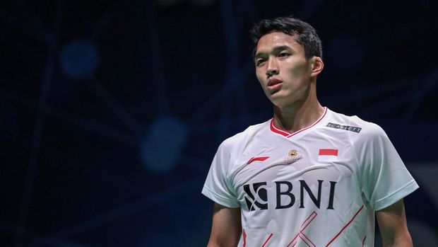 Jonatan Christie Jonatan Christie di All England 2023. (Arsip PBSI)
