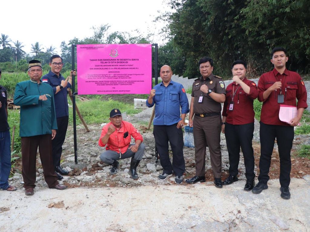 Kejagung Sita 22 Tanah Milik Benny Tjokro di Parung Panjang Bogor