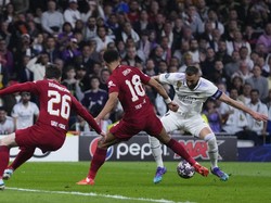 Liverpool melawat ke Santiago Bernabeu, Kamis (16/3/2023) dini hari WIB pada leg kedua 16 besar Liga Champions dalam posisi terjepit. Si Merah ketinggalan 2-5 usai kalah di Anfield pada laga pertama. AP/Manu Fernandez  