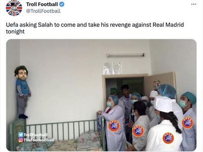 Meme Mo Salah Putus Asa Balaskan Dendam Liverpool ke Real Madrid