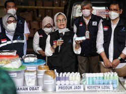 BPOM Gerebek Pabrik Kosmetik Ilegal, Jadi Langganan Klinik dan Dokter