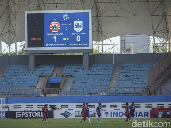 Persija mengamankan 3 poin penuh usai kalahkan PSIS di Stadion Wibawa Mukti, Cikarang, Kamis (16/3/2023).