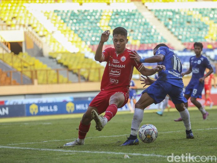 Persija mengamankan 3 poin penuh usai kalahkan PSIS di Stadion Wibawa Mukti, Cikarang, Kamis (16/3/2023).