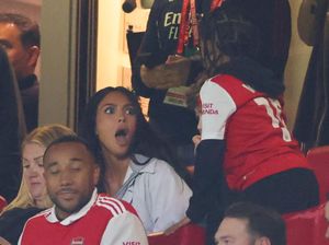 Momen Kim Kardashian Nonton Arsenal Tersingkir dari Liga Europa