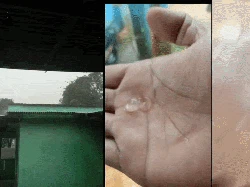 Hujan Es Terjang Kabupaten Sukabumi