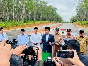 Jokowi Resmikan Jalan Nan Sarunai Sepanjang 4,2 Km di Tabalong Kalsel