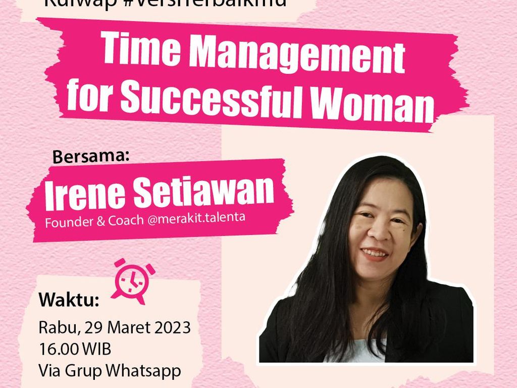 Sulit Atur Waktu dan Jadi Tak Produktif? Belajar Sama Pakarnya Yuk, Gratis! Sulit Atur Waktu dan Jadi Tak Produktif? Belajar Sama Pakarnya Yuk, Gratis!