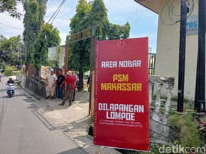 Panpel Siapkan Nobar PSM Vs Bhayangkara FC di Lapangan Lompoe Parepare