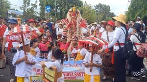 Kemeriahan Parade Ogoh-ogoh TK/Paud Jelang Nyepi di Jembrana