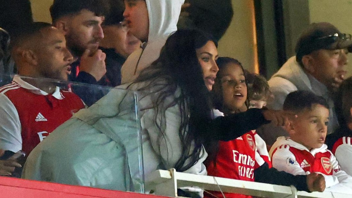 Kim Kardhasian menggilai Arsenal (Marc Atkins/Getty Images)