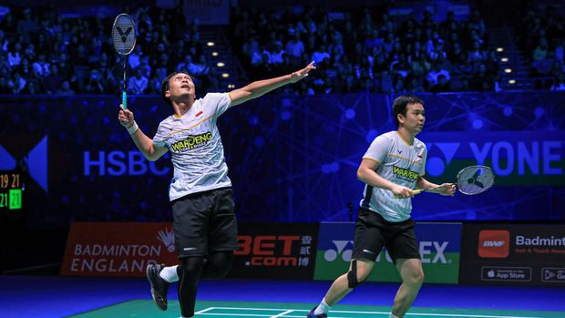Mohammad Ahsan/Hendra Setiawan Mohammad Ahsan/Hendra Setiawan lolos ke final All England 2023.