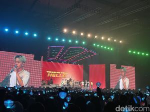 TREASURE dan TEUME Bersenang-senang di HELLO in Jakarta Day 1