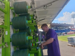 FIFA Kirim Mesin Jahit Rumput ke Stadion Dipta Jelang Piala Dunia U-20