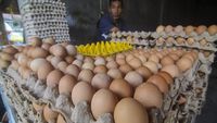 Harga Telur di Palu Naik Jelang Ramadan