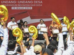 Lihat Lagi Momen Megawati hingga Luhut di GBK saat Pertemuan Kades