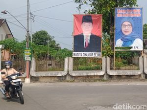 Jelang Pilkades, Balon Kades di Klaten Mulai Bersaing Tebar Gambar