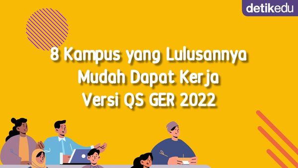 Infografis: 8 Kampus RI yang Lulusannya Mudah Dapat Kerja Versi QS GER 2022