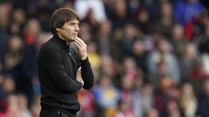 Tottenham Hotspur manager Antonio Conte during the Premier League match at St Marys Stadium, Southampton. Picture date: Saturday March 18, 2023. (Photo by Andrew Matthews/PA Images via Getty Images)