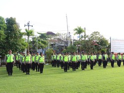 Polisi Berjaga di Tiap Desa-Kelurahan Saat Pengerupukan