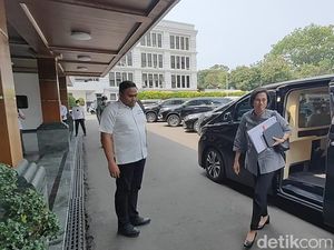 Menkeu Sri Mulyani Susul PPATK Sambangi Kantor Mahfud Md