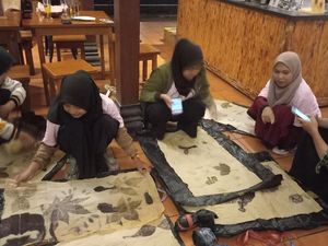 Relawan Srikandi Ganjar Gelar Workshop Ecoprint di Yogyakarta