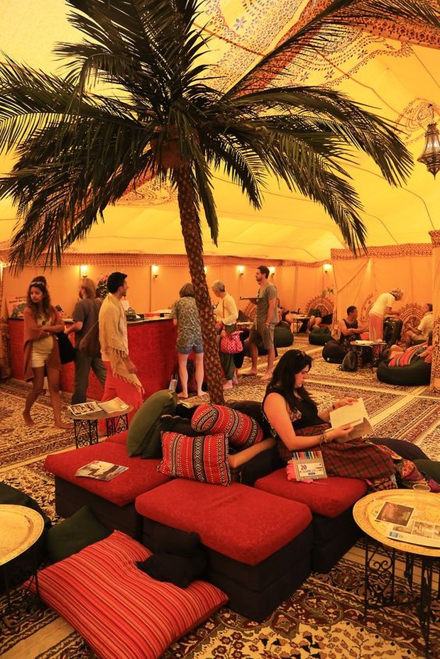 Tenda. Foto: Pinterest.com/Arabian Tent Company