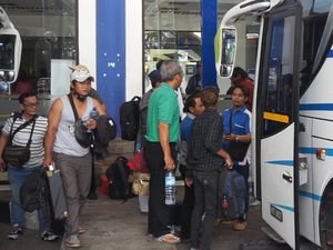 Penumpang Terminal Mengwi Masih Landai Jelang Nyepi