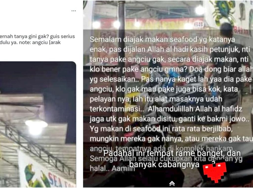 Hampir Terjebak Seafood Nonhalal, Netizen Muslim Ini Beri Peringatan