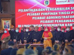 60 Pejabat Baru Pemkab Klaten Dilantik, 8 Orang Eselon II