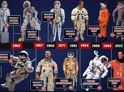 Perubahan Baju Astronaut NASA dari Zaman ke Zaman