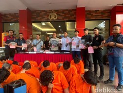 29 Pelaku Kejahatan di Jaksel Dipamerkan, Terbanyak Kasus Pencurian