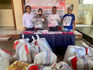 Polisi Gagalkan Penyelundupan 21 Koli Kosmetik Ilegal di Tarakan