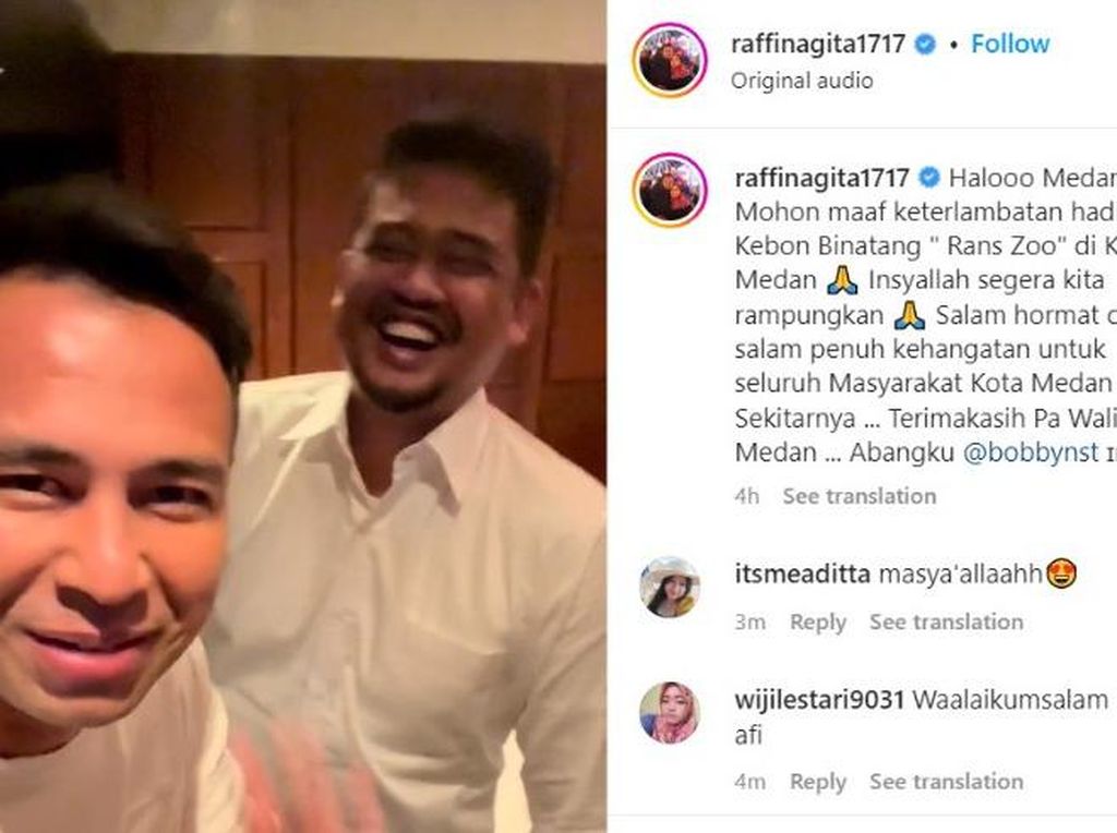 Tak Kunjung Bangun Medan Zoo, Raffi Ahmad Diamuk Bobby Nasution Tak Kunjung Bangun Medan Zoo, Raffi Ahmad Diamuk Bobby Nasution