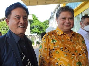 Ketum PBB Yusril Sambangi DPP Golkar